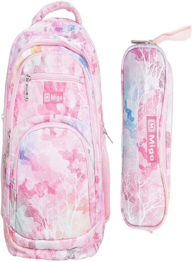 Migo Set Laptop School Backpack 18"+ Pencil Case